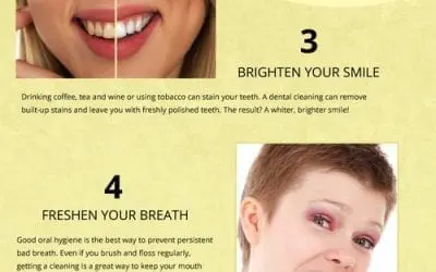6 Things a Dental Cleaning can do for You [infographic]
