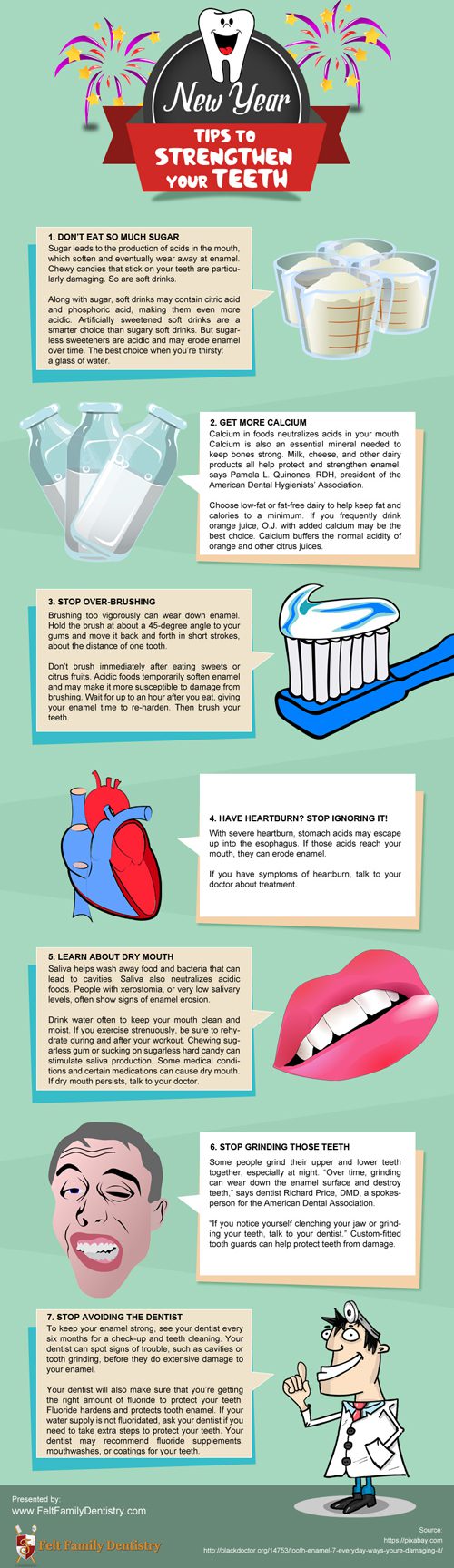 New Year teeth hygiene