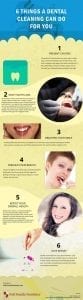 6 Things a Dental Cleaning can do for You [infographic]