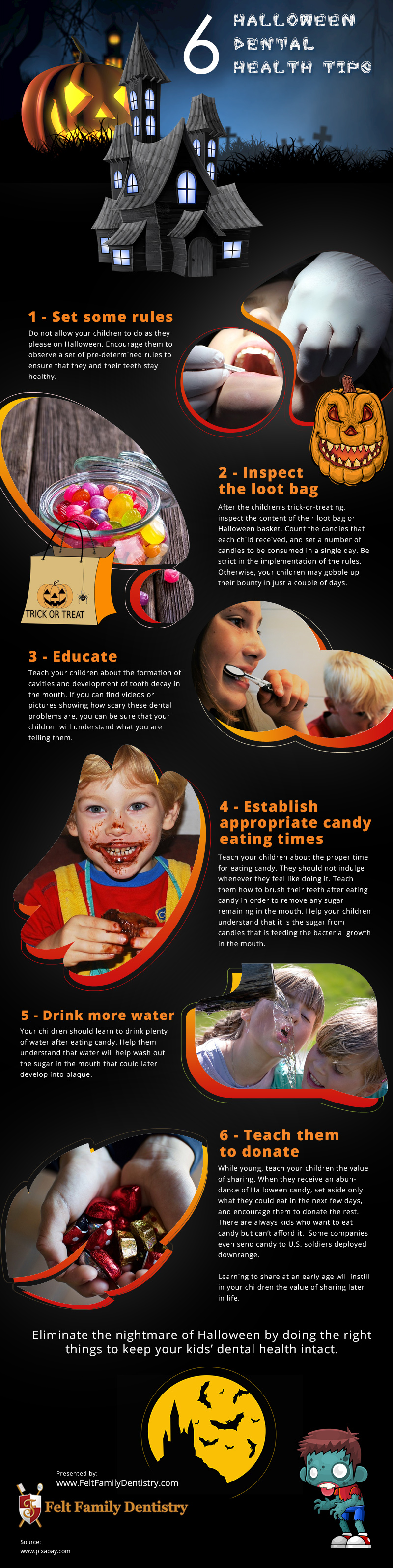 6 Halloween Dental Health Tips [infographic]