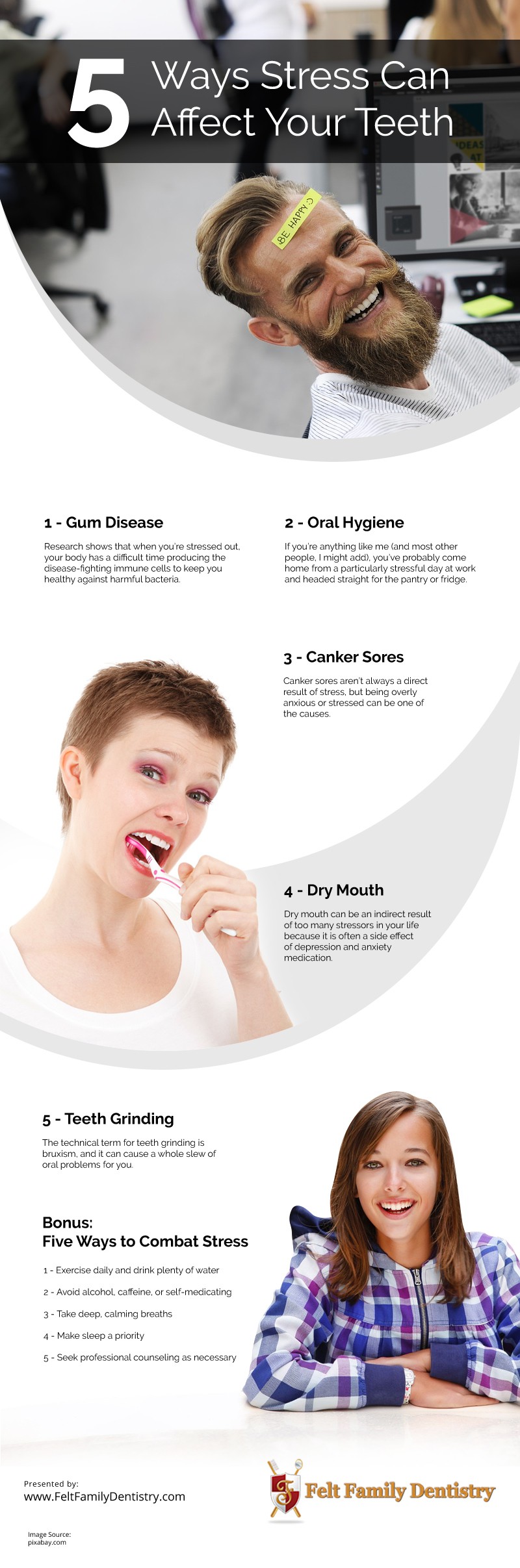 5 Ways Stress Can Affect Your Teeth [infographic]